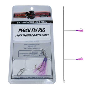 Fishing Addiction Perch Fly Rigs